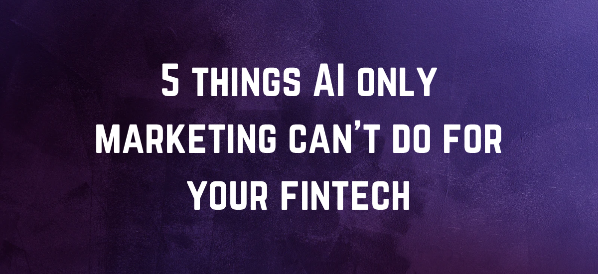 AI fintech marketing